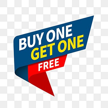 Buy one Get one free
