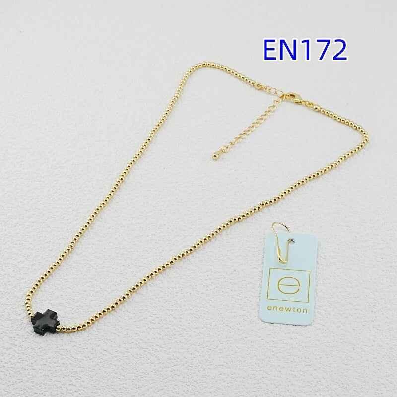 enewton Colorful Cross Beaded Necklace - JIMMY JEWELRY 01