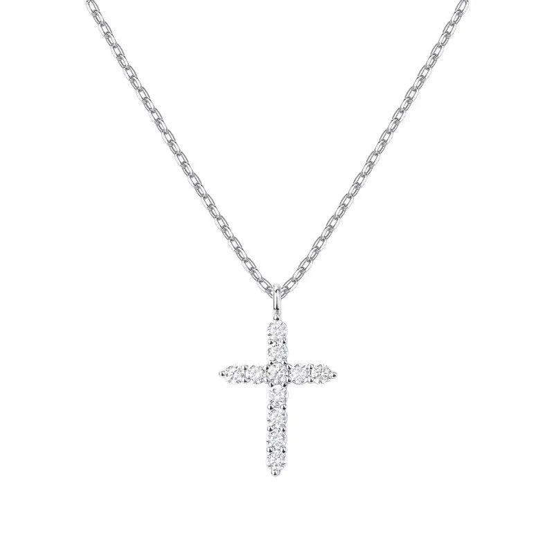 Cross Faith Pendant Necklaces silver - JIMMY JEWELRY 01