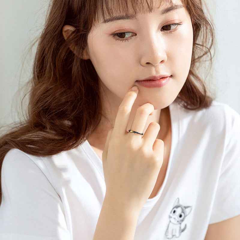 Intertwined Bamboo Couple Rings