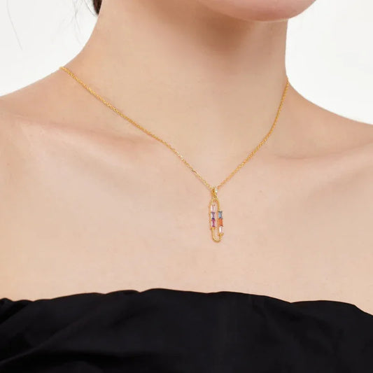 Paper Clip Pendants For Women - JIMMY JEWELRY 01