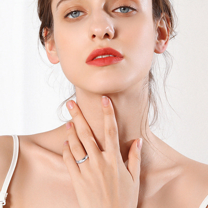 Sophisticated Gold Tone Baguette Accent Ring