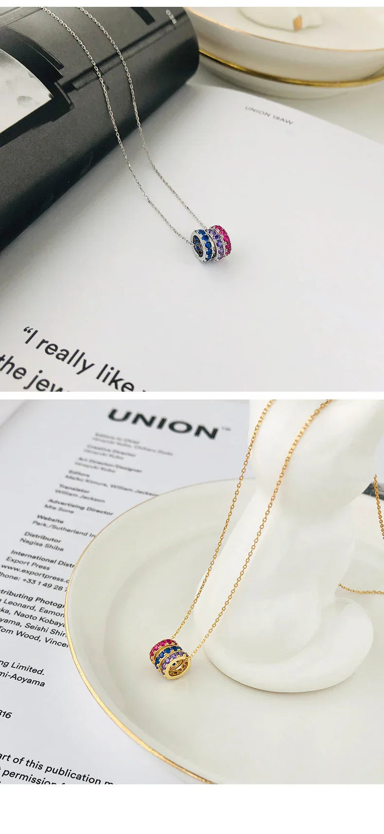 sterling silver ballet necklace - JIMMY JEWELRY 01