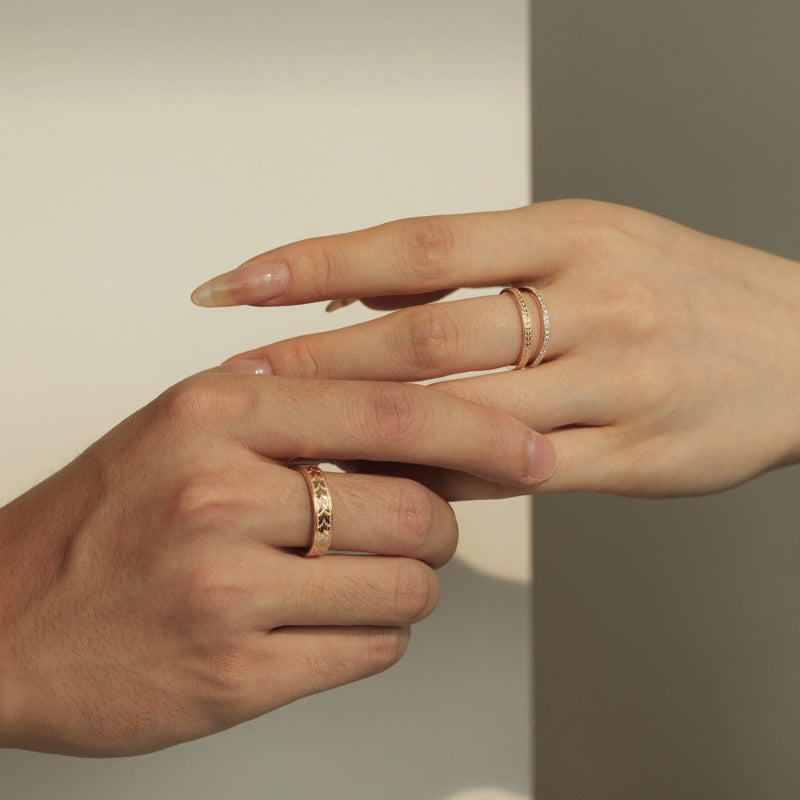 channel set diamond band