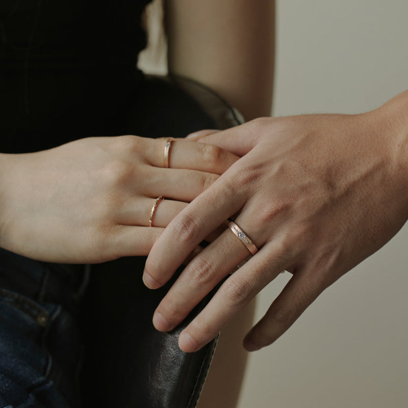 Black Diamond Rings for the Edgy Couple