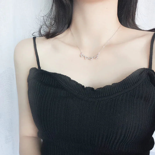 four hearts necklace - JIMMY JEWELRY 01