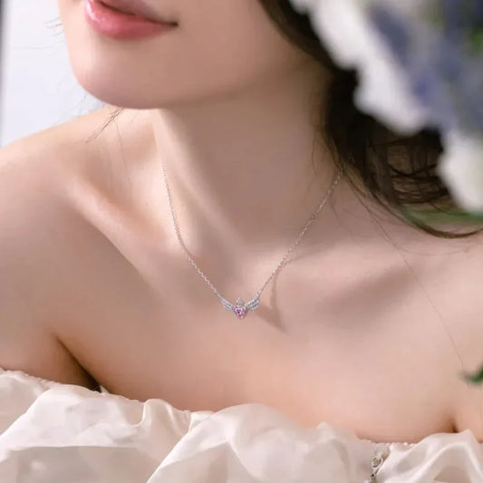Heart Angle Wings Pendant - JIMMY JEWELRY 01