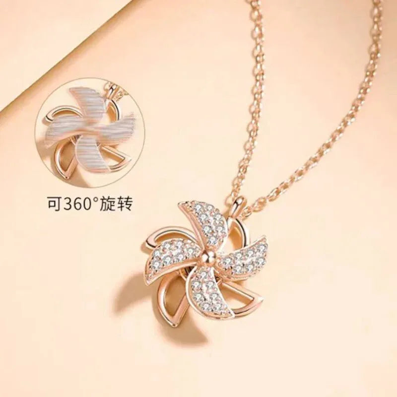 windmill flower necklace - JIMMY JEWELRY 01