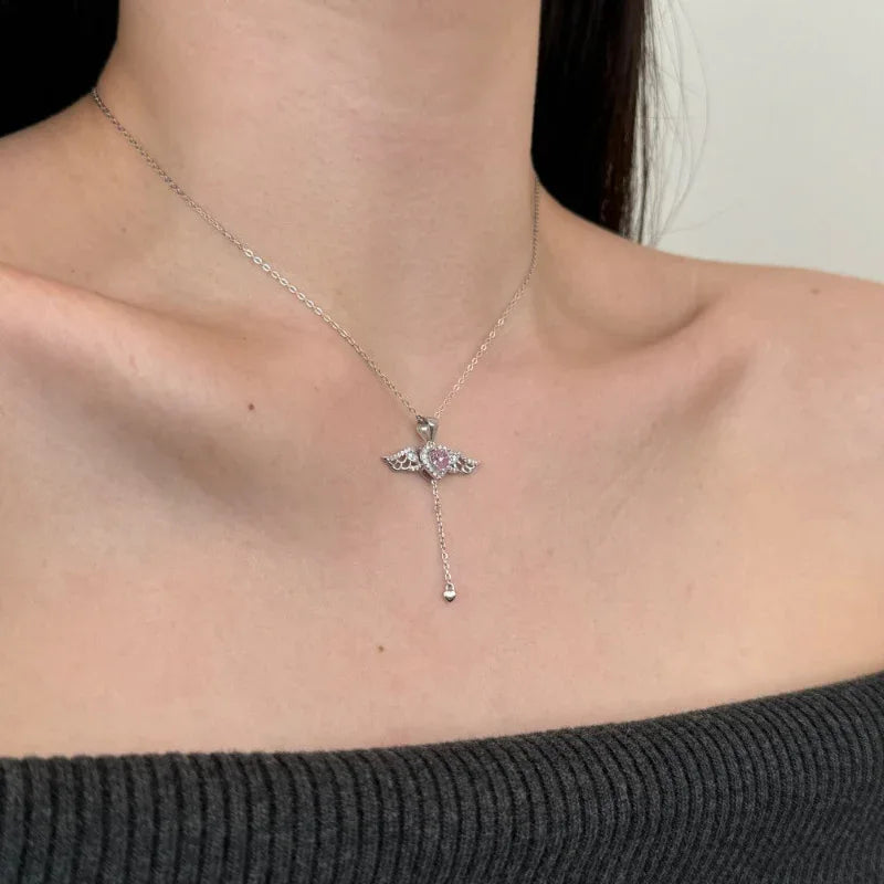 Wings Angel Love Pendant Necklaces - JIMMY JEWELRY 01