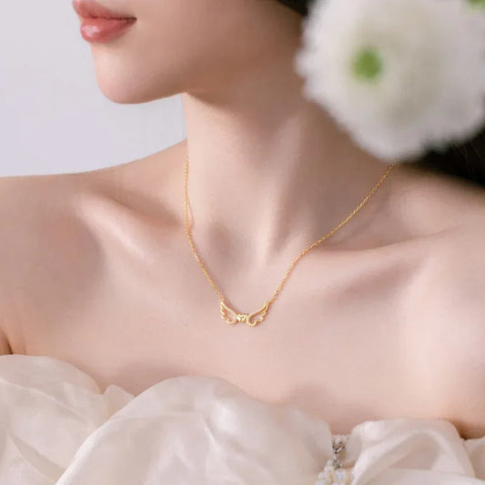 Silver Wing Heart Pendant - JIMMY JEWELRY 01