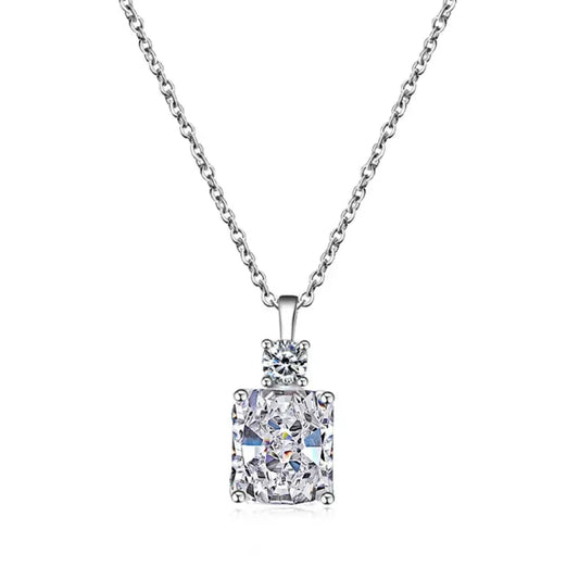 8A Crushed Iced Out Cut Zirconia Pendant Necklace - JIMMY JEWELRY 01
