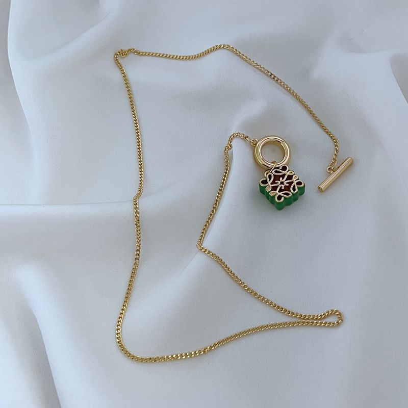 LOEWE Icon Anagram Toggle Necklace