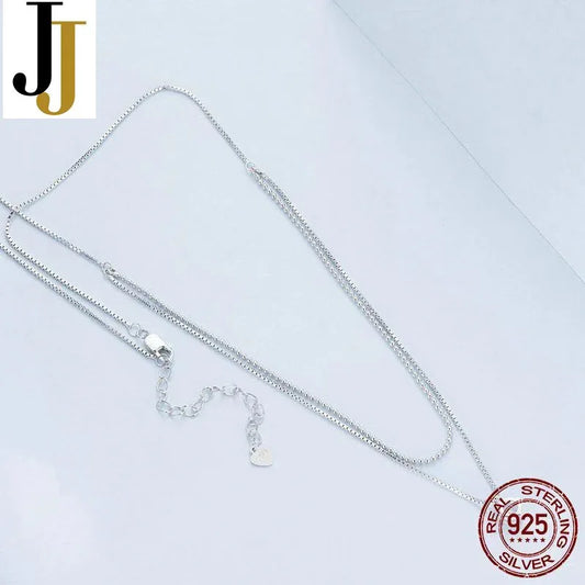 Long Lariat Silver Necklace - JIMMY JEWELRY 01