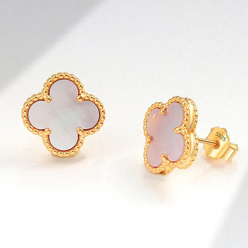 classic lucky flower earrings - JIMMY JEWELRY 01