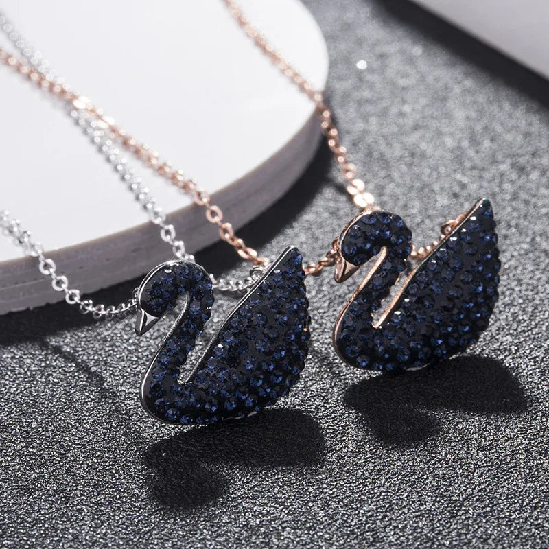 Dancing Swan Swan Necklace Amazon Swarovski Iconic Swan Pendant
