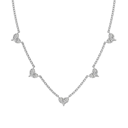 Heart-shape Stone 5A Zirconia Pendant Necklace Jewellery - JIMMY JEWELRY 01