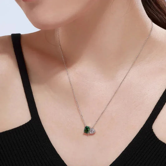 Crystal Heart Shape Lover Pendant - JIMMY JEWELRY 01