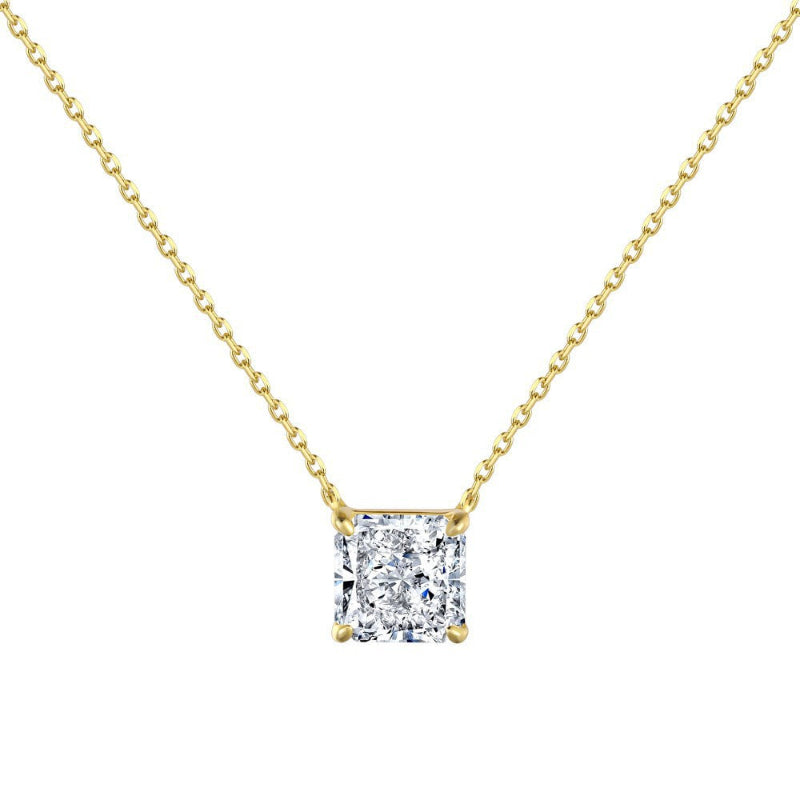 Captivating Square Zirconia Pendant