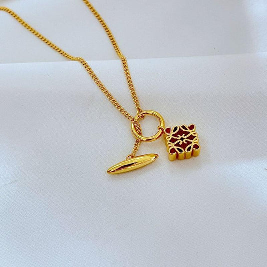 LOEWE Anagram Necklace - JIMMY JEWELRY 01