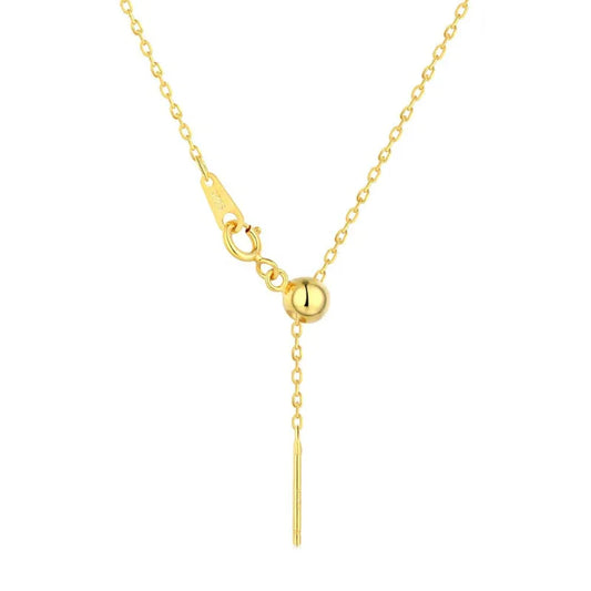 Wholesale Sterling Silver 925 Sliding Ball Adjustable Chain - JIMMY JEWELRY 01