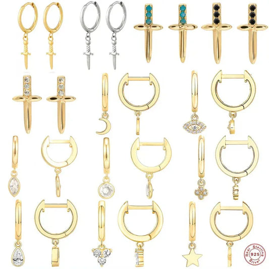 Dangle Huggie Earrings for Women - JIMMY JEWELRY 01