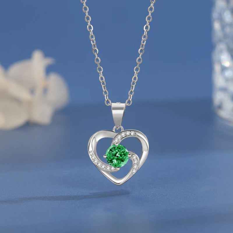 heart diamond pendant