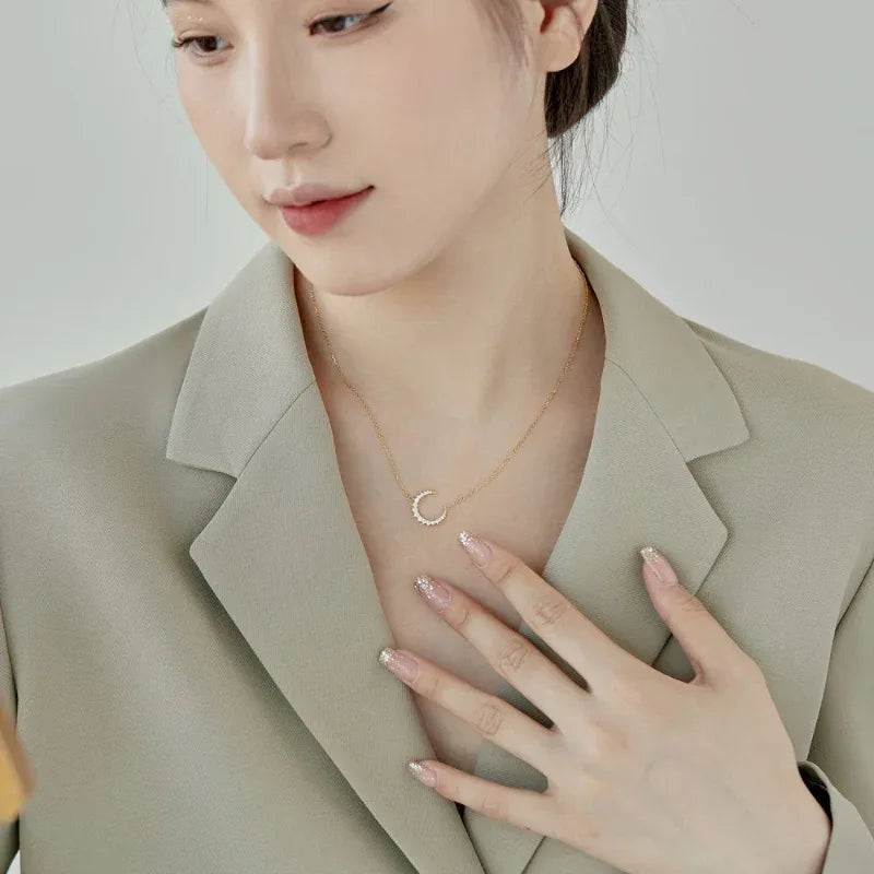 Popular Moon Wedding Necklaces for women - JIMMY JEWELRY 01