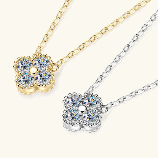 women's moissanite necklace - JIMMY JEWELRY 01