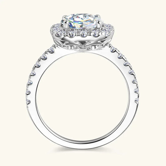 real moissanite ring - JIMMY JEWELRY 01