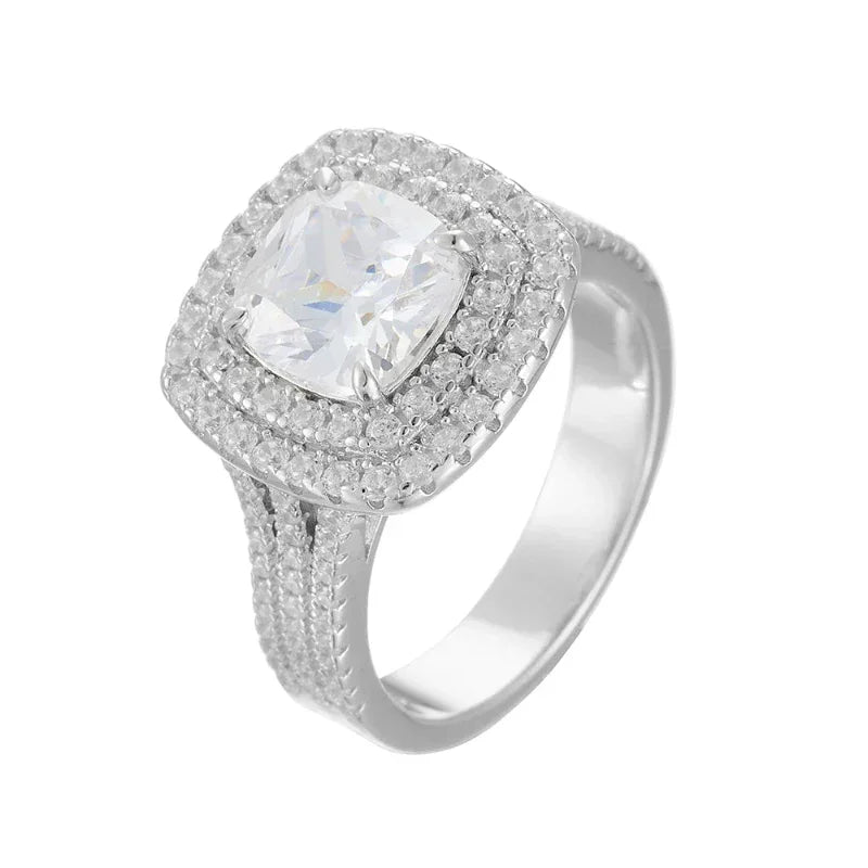 Micro-Inlaid Zircon Full Diamond Wedding rings - JIMMY JEWELRY 01