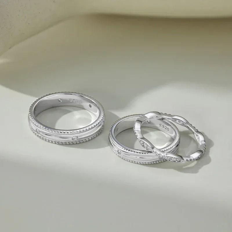 Dazzle Couple Lover Jewellery Rings for Men - JIMMY JEWELRY 01