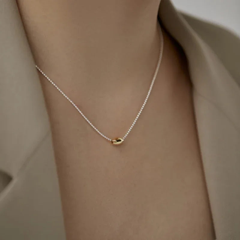 environmentally friendly chain silver pendants for women - JIMMY JEWELRY 01