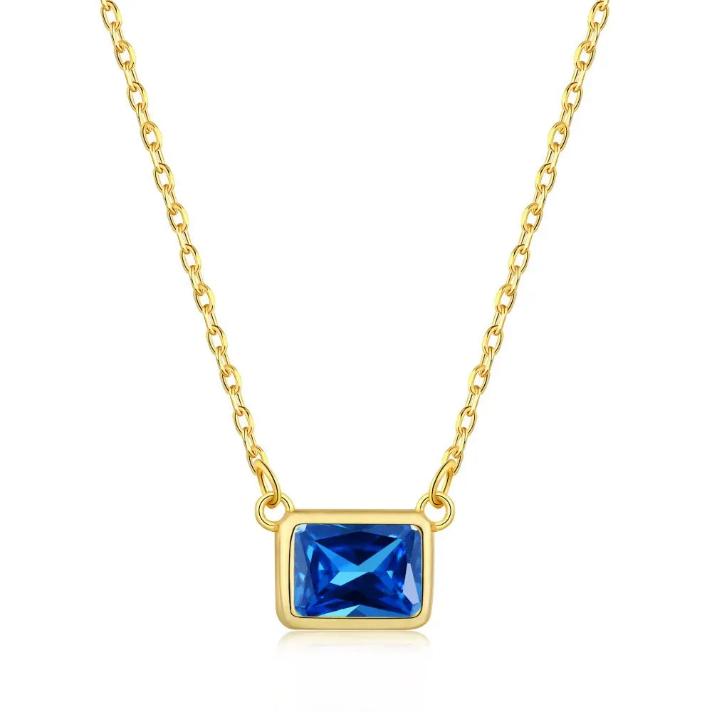 Solitaire Pendant Necklace Collection - JIMMY JEWELRY 01