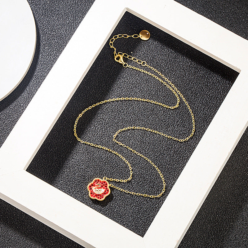 swarovski crystal swan necklace