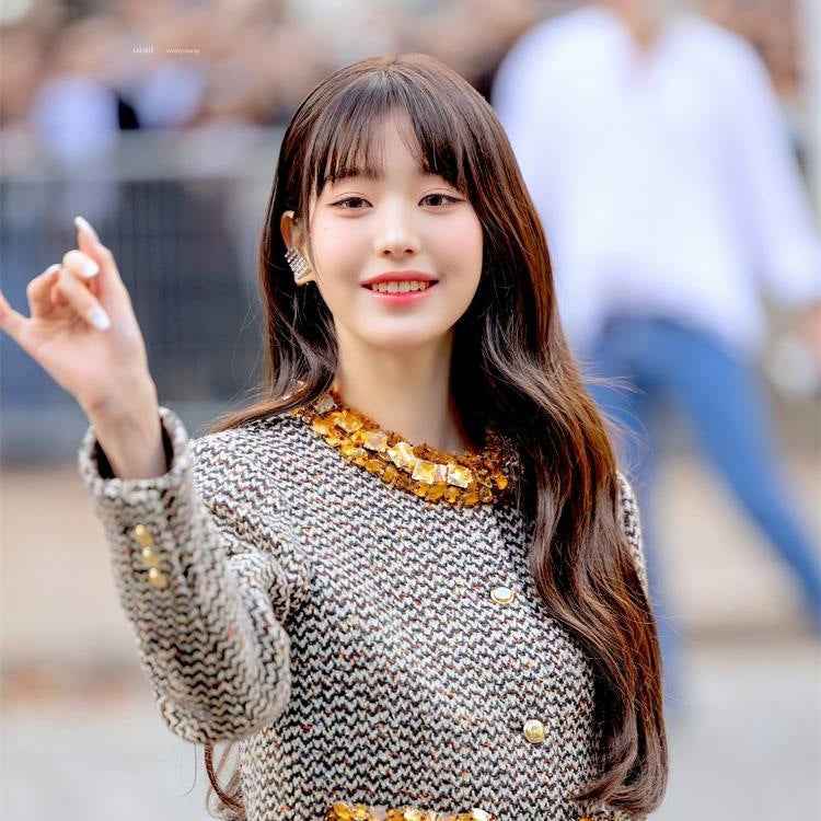 缪小姐字母耳夹张元英同款耳环轻奢甜美气质耳环时尚百搭高级耳饰