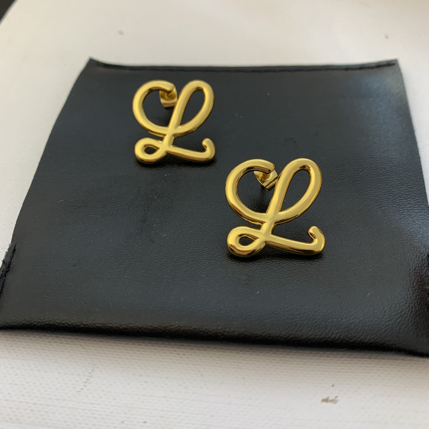 LOEWE Geometric Logo Earrings for Women