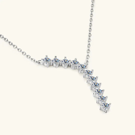 Moissanite Y-Drop Necklace - JIMMY JEWELRY 01