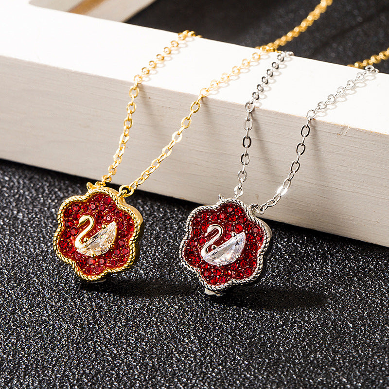 swarovski swan necklace review
