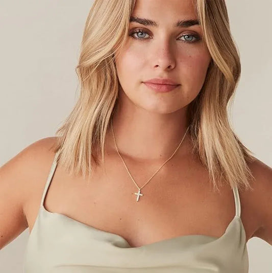 Cross Faith Pendant Necklaces silver - JIMMY JEWELRY 01