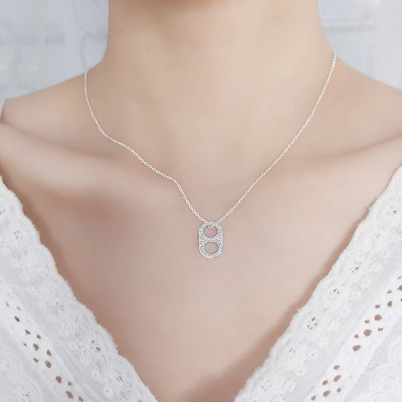 Hermes Iliade Lacquered Pendant Palladium Plated Necklace