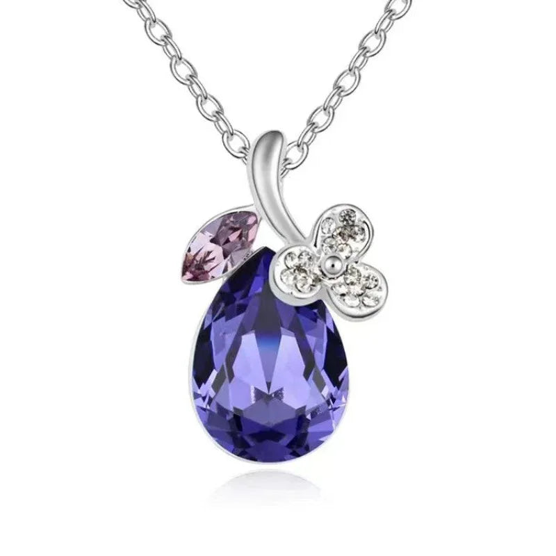 Swarovski Crystal Necklace - JIMMY JEWELRY 01