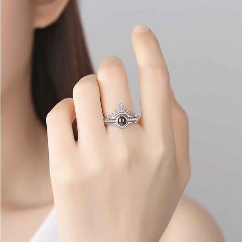 100 Languages "I Love You" Projection Ring