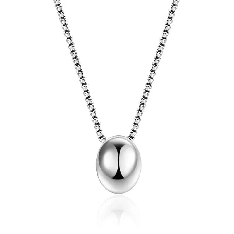 silver egg necklace - JIMMY JEWELRY 01