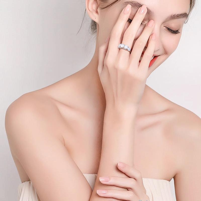 2 ct oval engagement ring dainty moissanite engagement ring