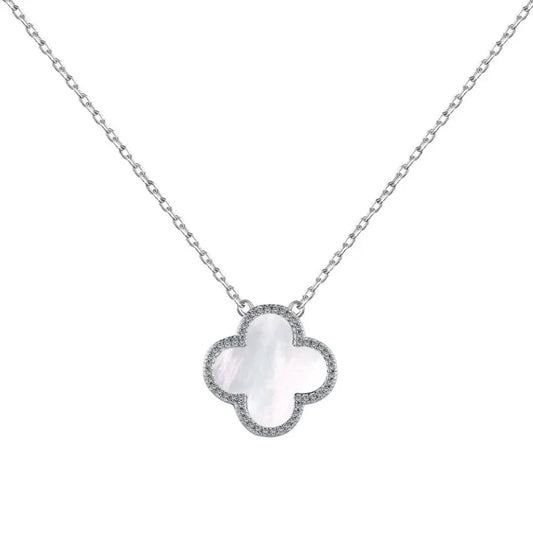 925 fashionable and exquisite four-leaf clover necklace - JIMMY JEWELRY 01