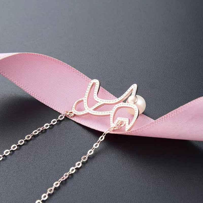 cat with pearl necklace - JIMMY JEWELRY 01