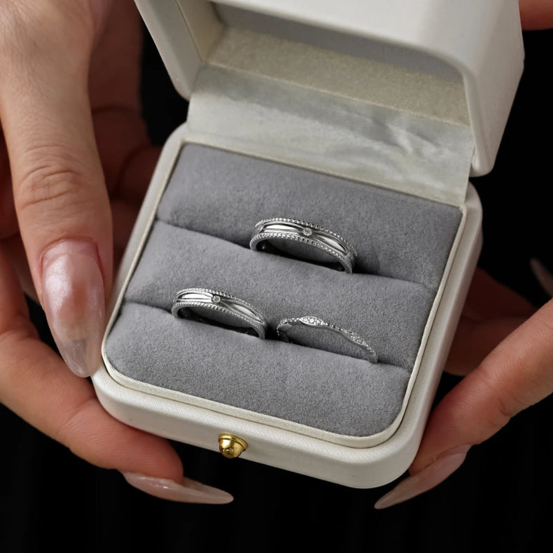 Simple Couple Lover Jewelry Rings