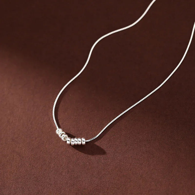 THE SILVER BEANS NECKLACE - JIMMY JEWELRY 01