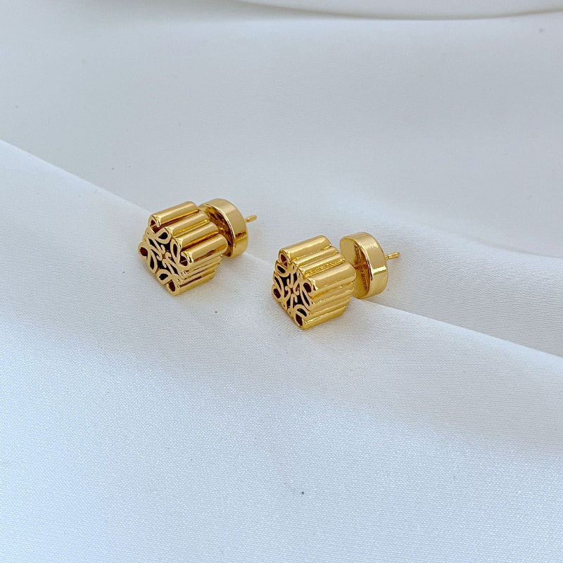 Elegant LOEWE Anagram Stud Earrings