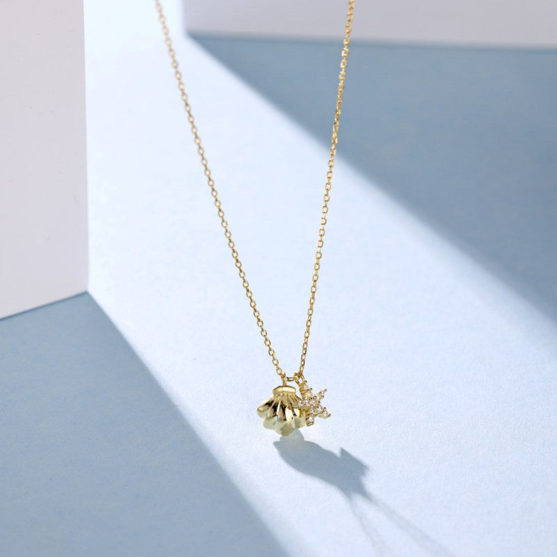 Aquatic Double Charm Necklace